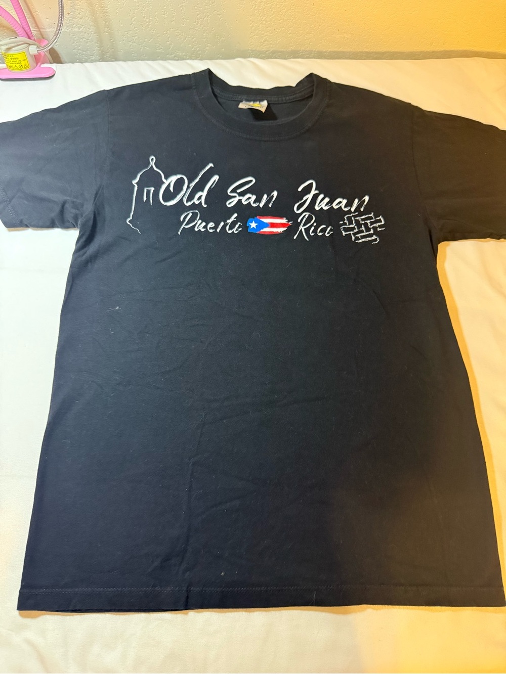 Caribbean Black Old San Juan Puerto Rico Graphic Tee